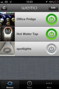 WeMo Swtich for iPhone